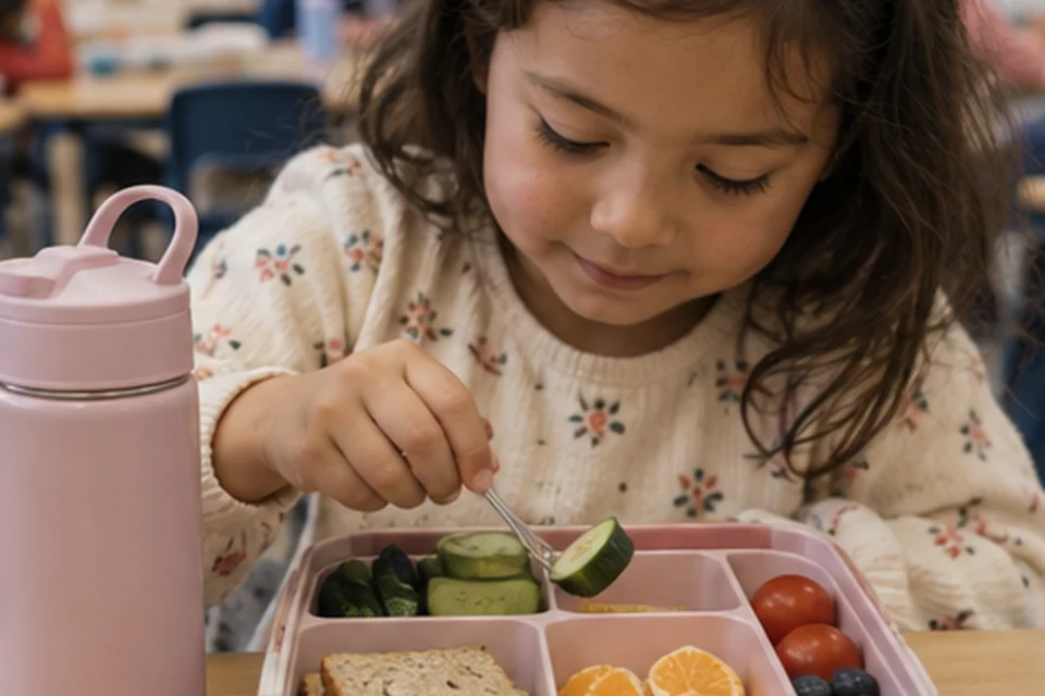 Everyday setting for lunch gear for school and after-school activities