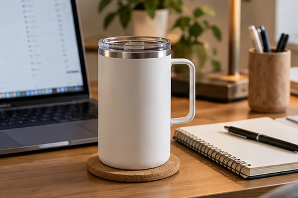 Everyday setting for useful gifts for remote workers
