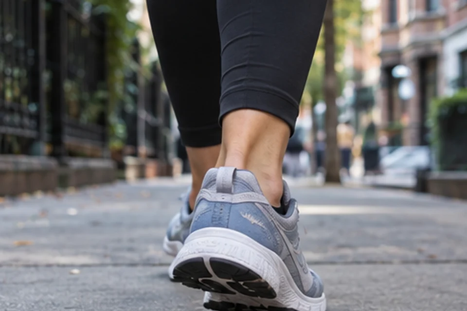 Everyday setting for walking shoes for errands and commutes